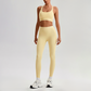 Wholesale Naked-Feel Sports Bra & High-Waist Biker Shorts Set – Quick-Dry Yoga 2-Piece set