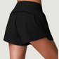 Wholesale Women's Quick-Dry Crossover Waist Running Shorts – Breathable Workout Gym Activewear