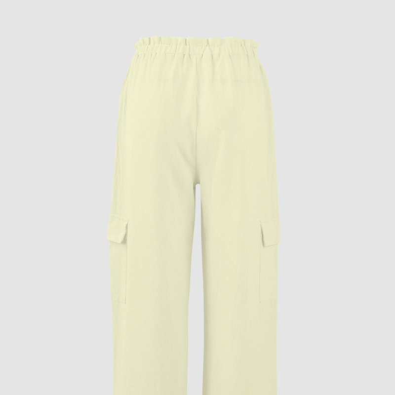 Wholesale Loose Drawstring Cargo Wide-Leg Pants