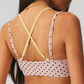 Wholesale Women's Polka Dot Yoga Set – Bra Top & Capri Leggings