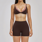 Naked and beautiful back bra + quick drying shorts 2-piece set