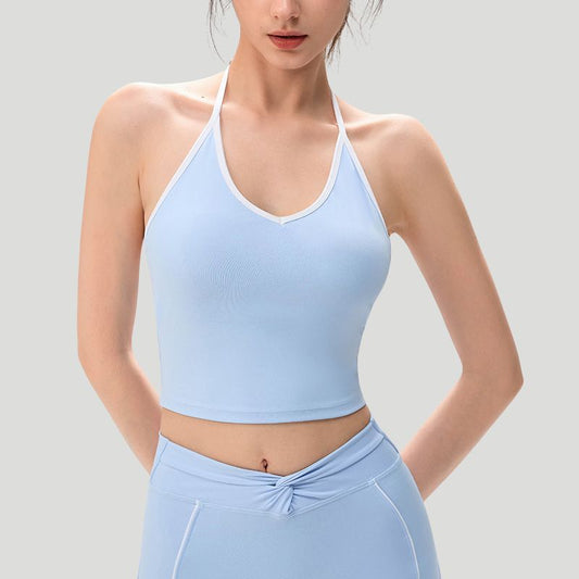 Wholesale halter yoga tank top | Wonderxfans bulk activewear