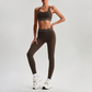 Wholesale Naked-Feel Sports Bra & High-Waist Biker Shorts Set – Quick-Dry Yoga 2-Piece set