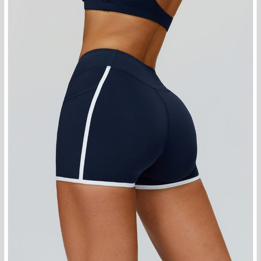 Wholesale Contrasting Yoga Fitness Shorts | Wonderxfans bulk activewear