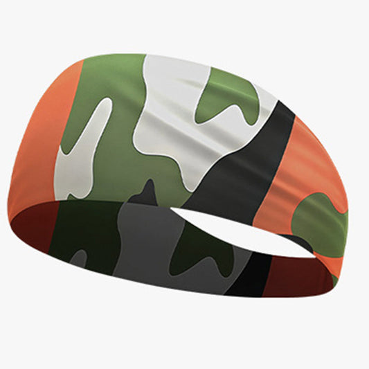 Quick-dry wide elastic sweat-absorbent sports headband