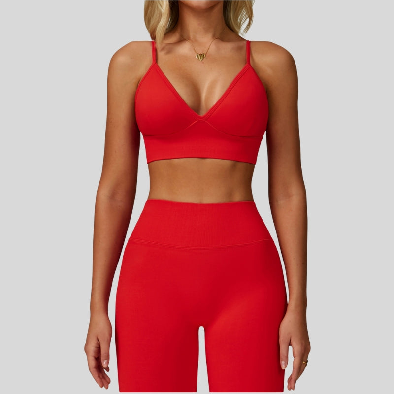 Quick-drying yoga back sports bra