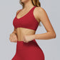 Racer-back casual sports bra