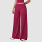 Women's Solid Color Loose Casual Thin Straight Wide-Leg Pants