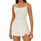 cross back and Thin shoulder straps yoga tennis dress