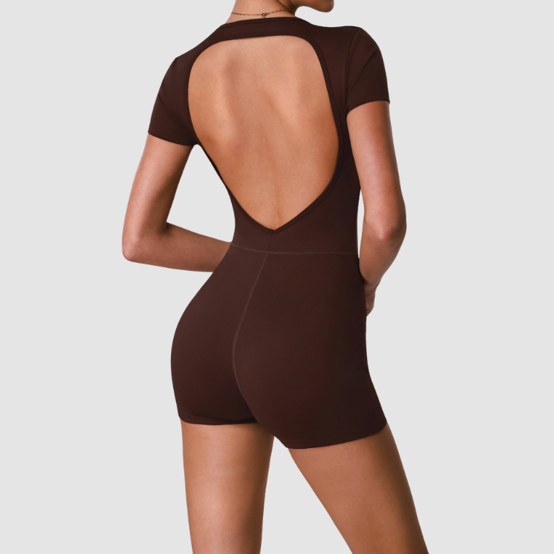 Wholesale Hip-High Halter-Neck Backless with pads Jumpsuits