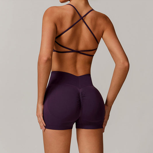 Wholesale Seamless back cross training bra | Wonderxfans bulk activewear