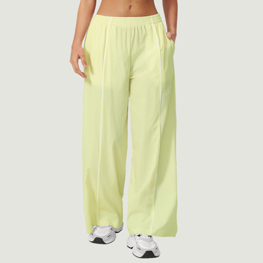 Wholesale Women's UPF50+ Sun Protection Colorblock Wide-Leg Pants – Lightweight Breathable Outdoor Running Sportswear