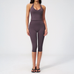 WholesaleWomen's Activewear Brushed Padded Tank & Fitted Capri-Pants Yoga Set
