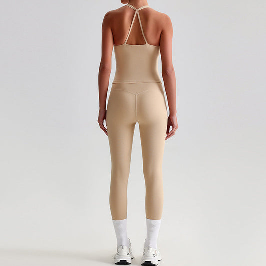 Wholesale Halter Yoga Tank Top & | Wonderxfans bulk activewear