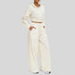 Wholesale sun protection hooded jacket + loose wide-leg pants