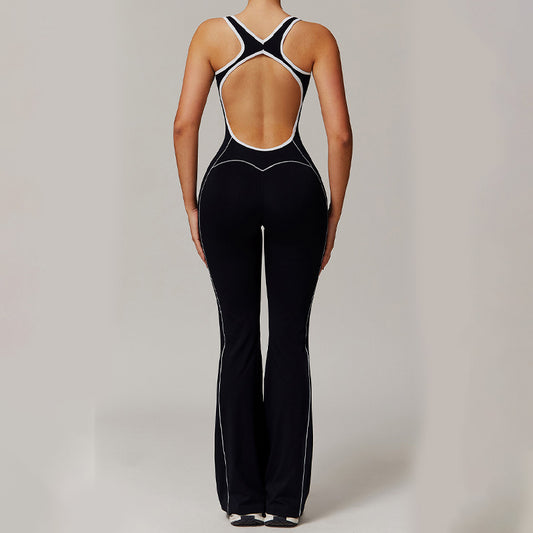 Wholesale Hollow back yoga suit hip-lifting | Wonderxfans bulk activewear