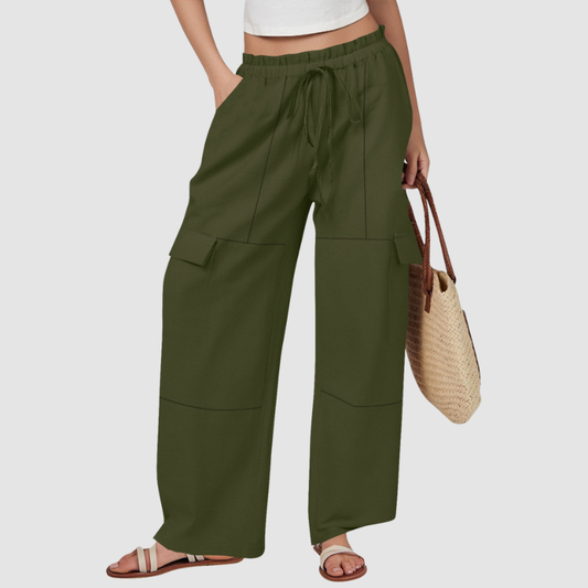Wholesale Loose Drawstring Cargo Wide-Leg Pants | Wonderxfans bulk activewear