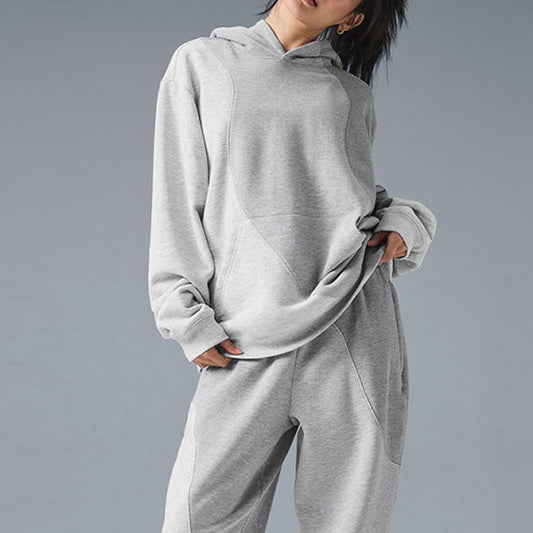 Wholesale Color-Blocked Loose Casual long sleeve | Wonderxfans bulk activewear