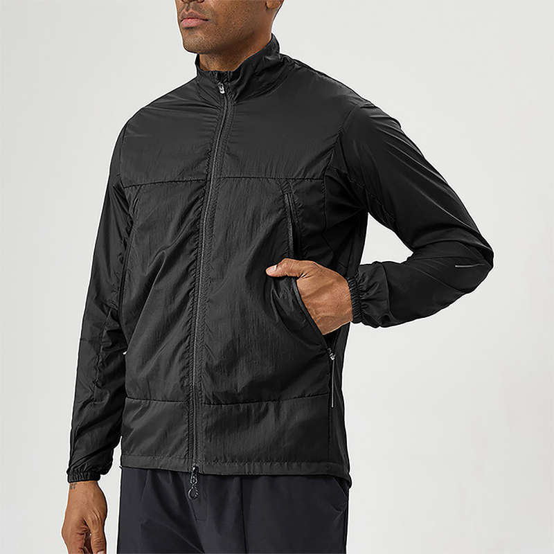 Wholesale Men's Lightweight Breathable Outdoor Sun Protection Jacket – Quick-Dry UPF50+ Sportswear