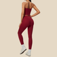 Wholesale Women's Activewear Padded Sports Vest & Fitted Cropped Pants Set