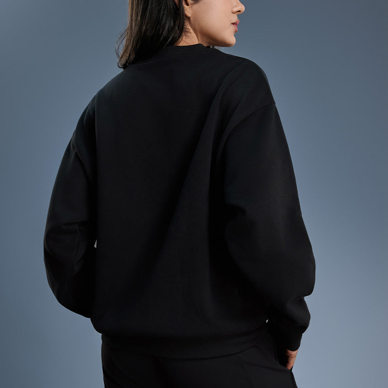 Roud neck fleece sweatshirts