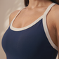 Wholesale I-Shape backless Naked-Feel Sports Bra & Tennis Skirt Set