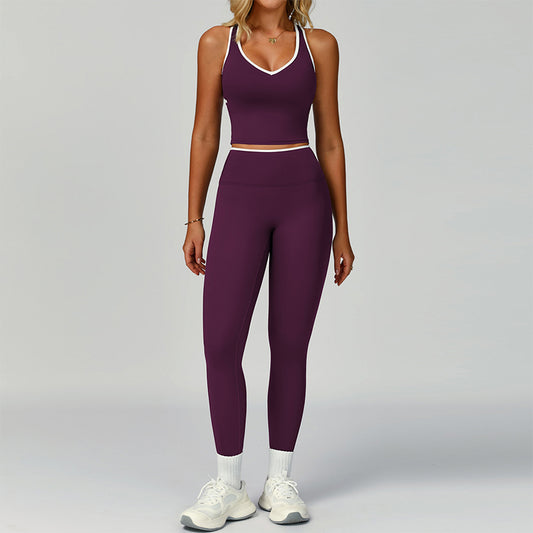 Wholesale Contrasting Color tank top + | Wonderxfans bulk activewear