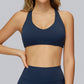Racer-back casual sports bra