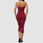 WholesaleWomen's Activewear Brushed Padded Tank & Fitted Capri-Pants Yoga Set