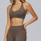 Racer-back casual sports bra