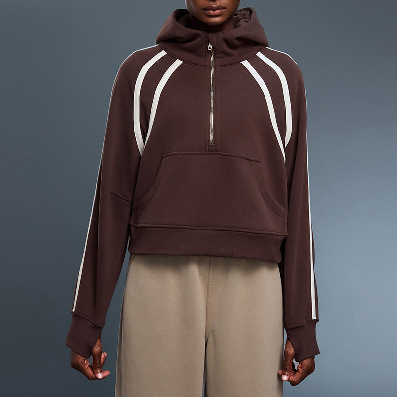 Fleece-Lined Hooded Sweatshirt