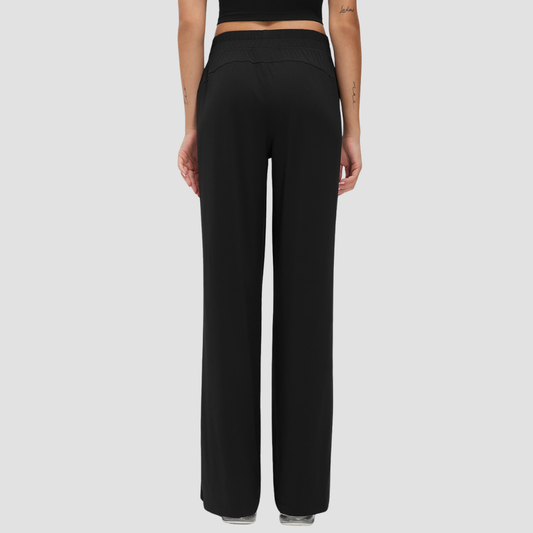 Wholesale Women's Skin-friendly and breathable Loose Straight-Leg Pants