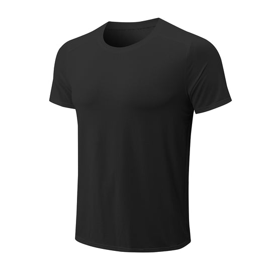 Wholesale Men's solid crewneck sweat-absorbing T-shirt | Wonderxfans bulk activewear