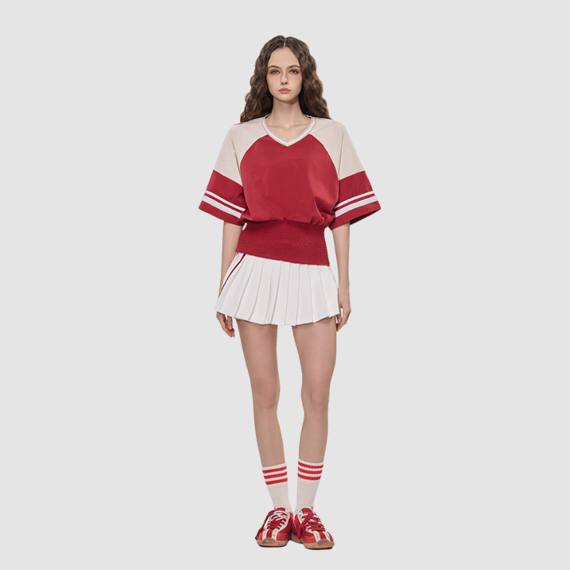 Wholesale color blocking patchwork large cuffs | Wonderxfans bulk activewear