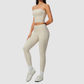 Wholesale Women’s Tube Top & High-Waist Leggings Yoga Set – Padded