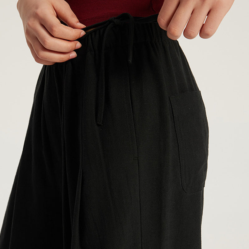 Loose wide-leg casual pants