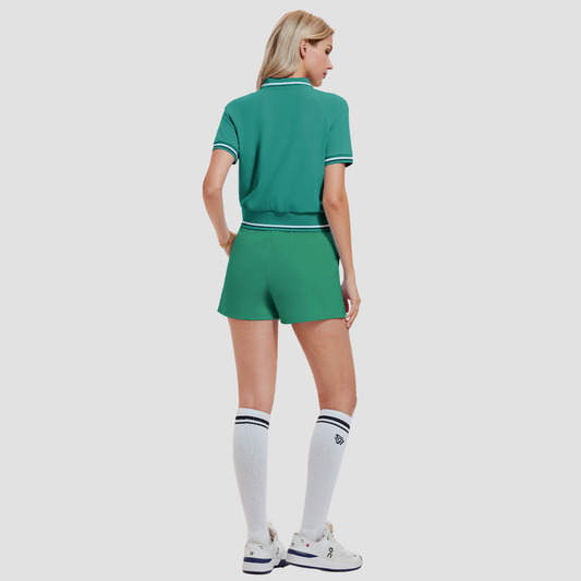 Wholesale New Casual Tennis Wear for Women Loose Breathable Lapel POLO Shirt Outdoor Training Golf Sports Set