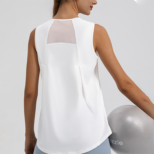 Women's Lightweight Cooling Yoga Tank Top Quick-Dry Athletic Cover-Up