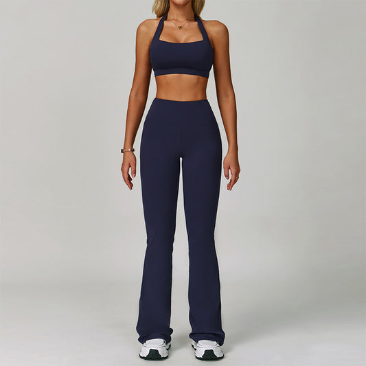 Wholesale Halter Sports Bra + High-waisted | Wonderxfans bulk activewear
