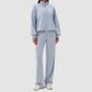 Wholesale Women's Modal Sports Set – Stand-Collar Sweatshirt & Straight-Leg Pants