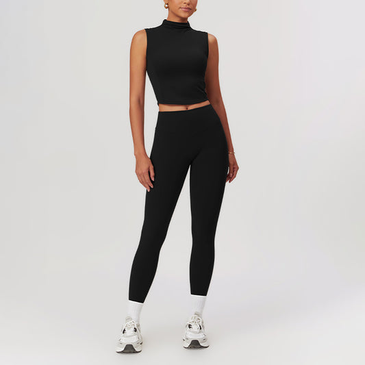 Wholesale High Collar Sports Tank Top | Wonderxfans bulk activewear