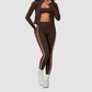 Wholesale Women's Padded Sports Bra, Long Pants & Jacket Yoga Set