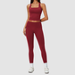 Wholesale Women's Nylon Spandex Pilates Set – Tank & Leggings