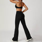 Thin Straps Bra + Flared Leg Pants 2-Piece Set