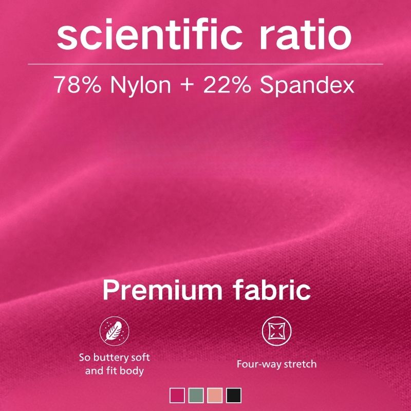 Fake two-piece contrasting color sports bra + shorts