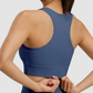 Wholesale racer shape back sports bra