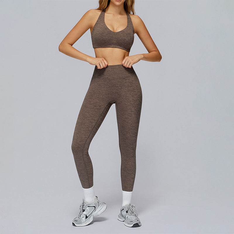 SPORTS BRA + HIGH WAIST LEGGINGS 2-PIECE SET
