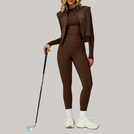 Wholesale Long sleeve+leggings+ velvet full zipper | Wonderxfans bulk activewear