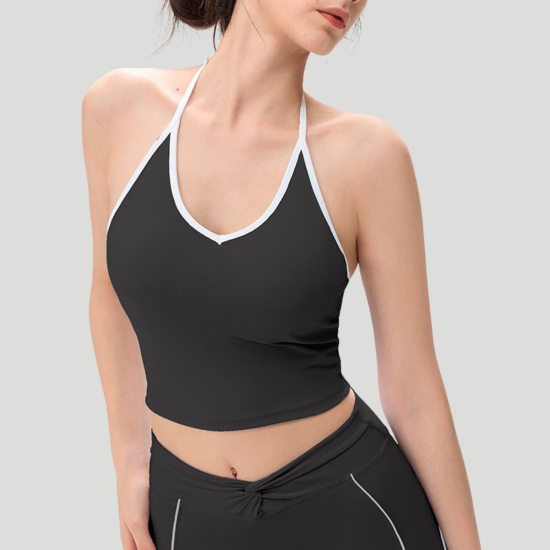 Wholesale halter yoga tank top | Wonderxfans bulk activewear