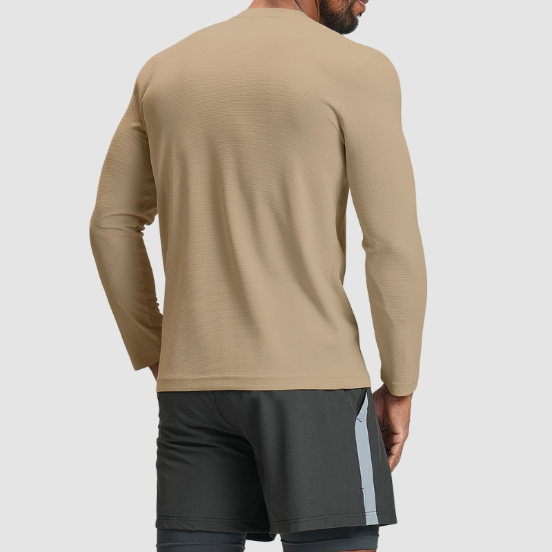 Wholesale Men Quick-dry Breathable Yoga Hiking Long Sleeve